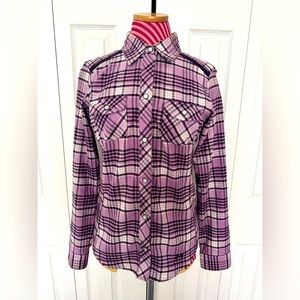 Pretty Purple Plaid Top